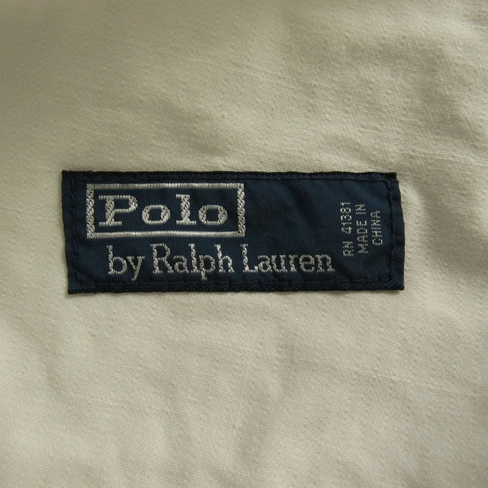 Vintage Polo Ralph Lauren Shorts Mens 36x9 Soft White Sanforized Cotton Utility‎